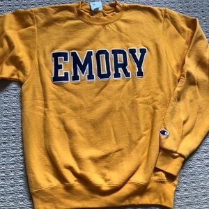 emory champion sweatshirt
